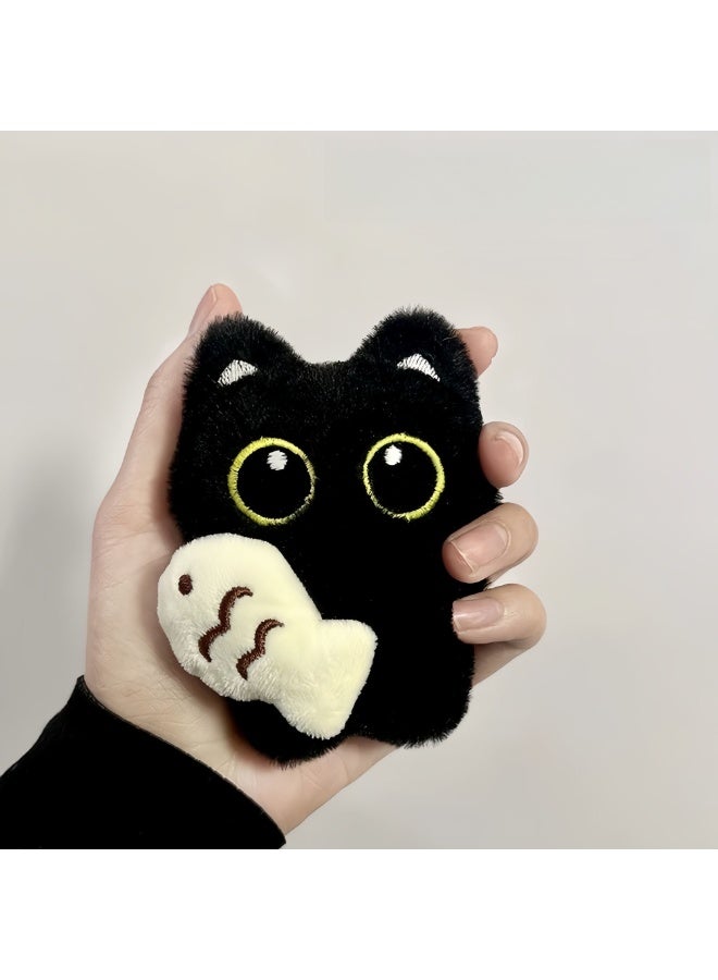 Key Chain  black cute cat - Image 2