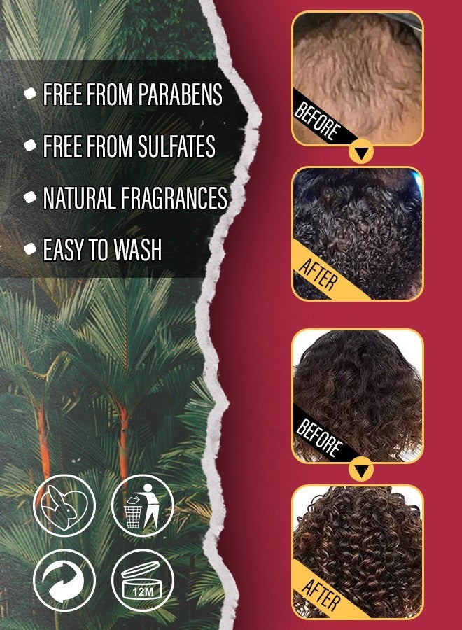 Kanza Natural Batana Oil for Hair Care Hair Conditioner Oil for Thin Hair Repair Damaged Hair Nourishes Thin Hair Scalp Skin and Loss Hair Growth Fit for All Hair Types Raw Batana Oil 40ml - Image 5