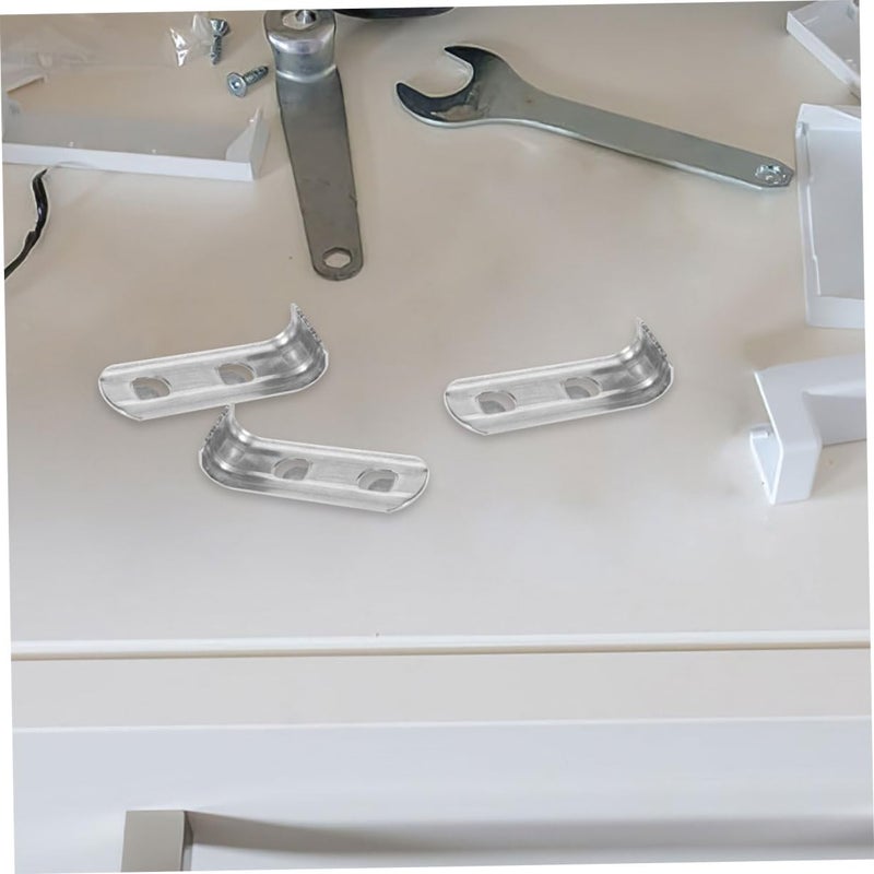 Stainless Steel Refrigerator Shelf Clips 10pcs Easy Install Fridge Support Organizer - Image 5