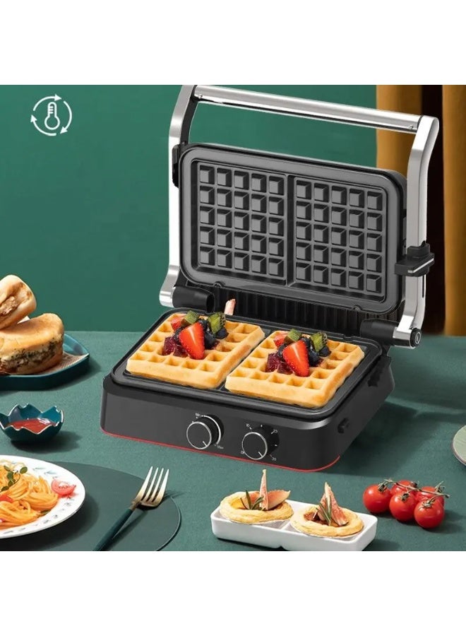 سوكاني شواية سوكاني SK-08145 ٢ في ١ + ماكينة وافل ١٥٠٠ واط - Image 4