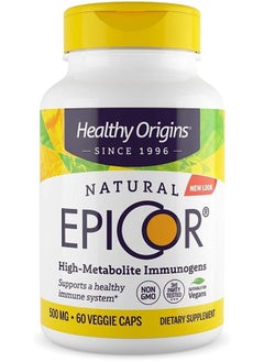 EpiCor 500 mg (Immune Support, Non-GMO, Gluten Free), 60 Veggie Capsules