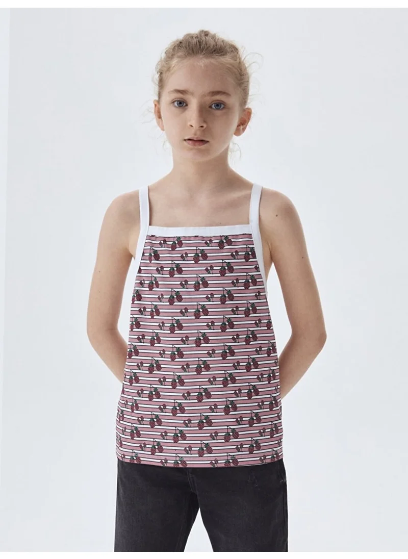 ال تي بي Girls Fruit Patterned Undershirt