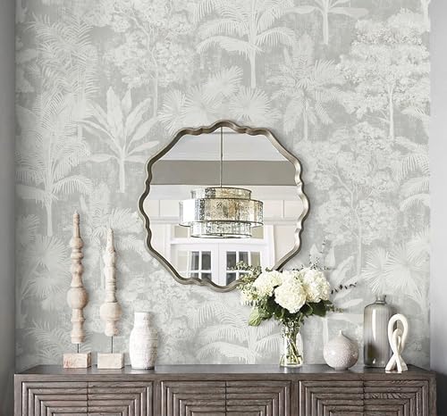Toduso Grey Wallpaper Peel and Stick Removable Contact Paper Wall Paper Modern Gray and White Wallpaper for Bedroom Bathroom Cabinets Self Adhesive Vinyl 17.3" x 196.8" - Image 4