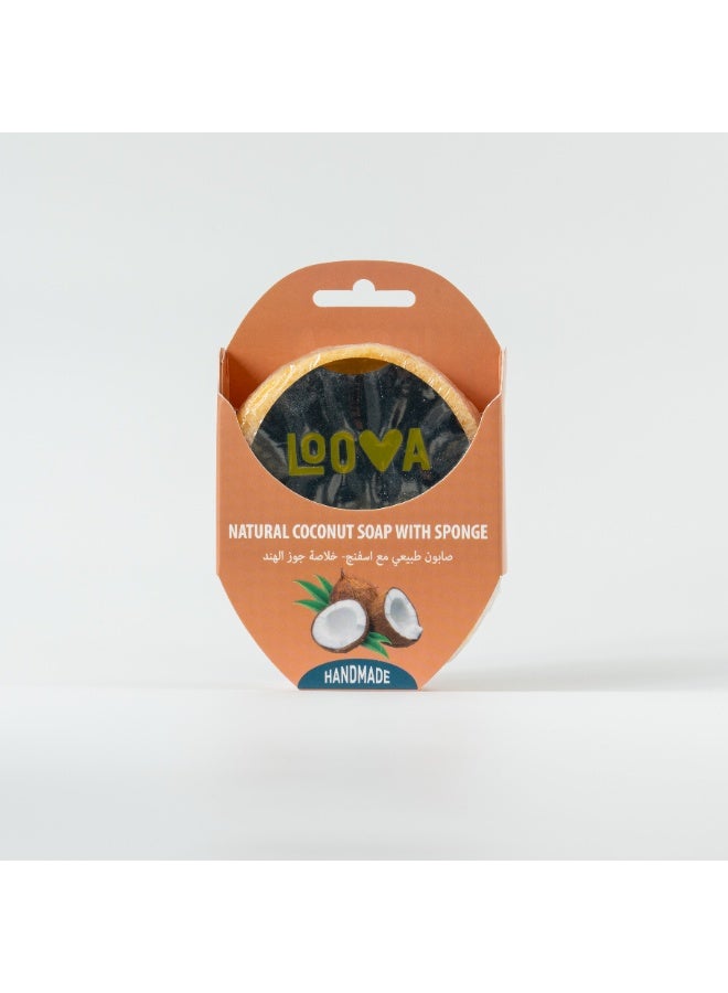 Loova Bath Sponge - Natural Coconut Soap Sponge - Image 1