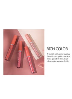 Handaiyan Lipstick Matte Liquid Lipsticks Makeup For Women Velvet Long Lasting Waterproof Highly Pigmented Colour Quick-Drying, Smudge-Proof, Nourishes, Conditions,Ultra Soft Moisturizes  - Image 4