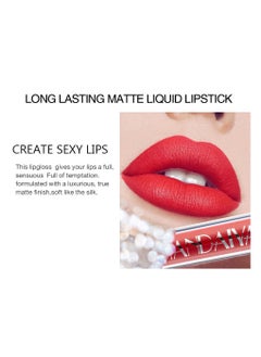 Handaiyan Lipstick Matte Liquid Lipsticks Makeup For Women Velvet Long Lasting Waterproof Highly Pigmented Colour Quick-Drying, Smudge-Proof, Nourishes, Conditions,Ultra Soft Moisturizes  - Image 3