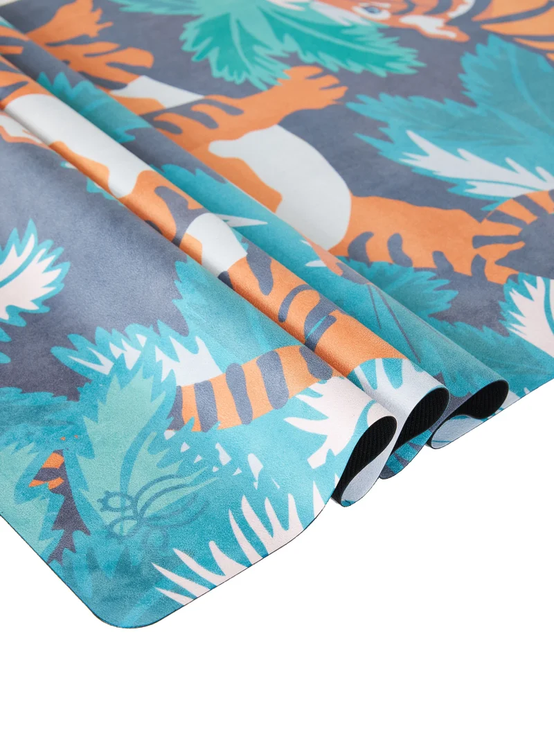 Prickly Pear Prickly Pear 'Roar' Foldable 1mm Travel Yoga Mat with Carrying Pouch
