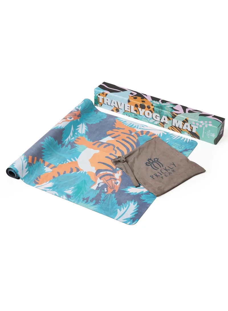 Prickly Pear Prickly Pear 'Roar' Foldable 1mm Travel Yoga Mat with Carrying Pouch