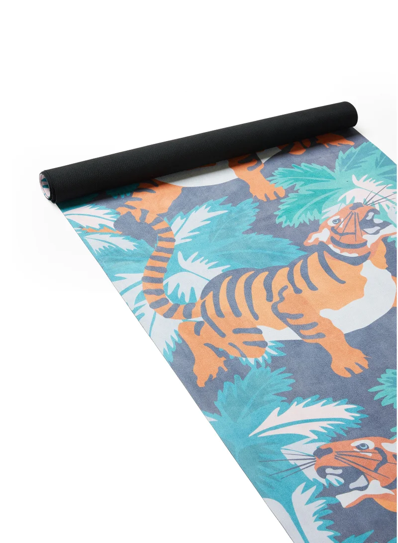 Prickly Pear Prickly Pear 'Roar' Foldable 1mm Travel Yoga Mat with Carrying Pouch