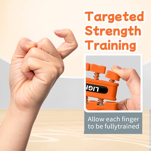 DICYWUDI Grip Strength Trainer, Finger Strength Trainer for Grip Strength Training for Fingers, Wrists, and Hands for Home, Office, Gym, Climbing, Athletes, Musicians, and Therapy - Image 3