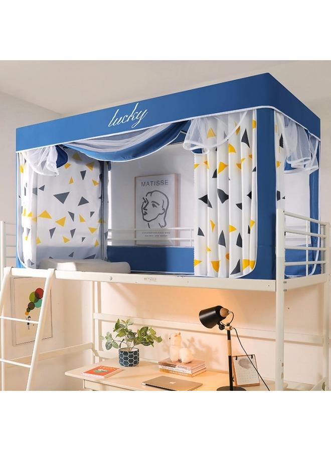 Bluejw ✅Upper And Lower Bunk Student Mosquito Net Shading Bed Curtain Dormitory Bedroom Dust Cover Encryption Anti-mosquito Factory Wholesale And Retail Gift - Image 3