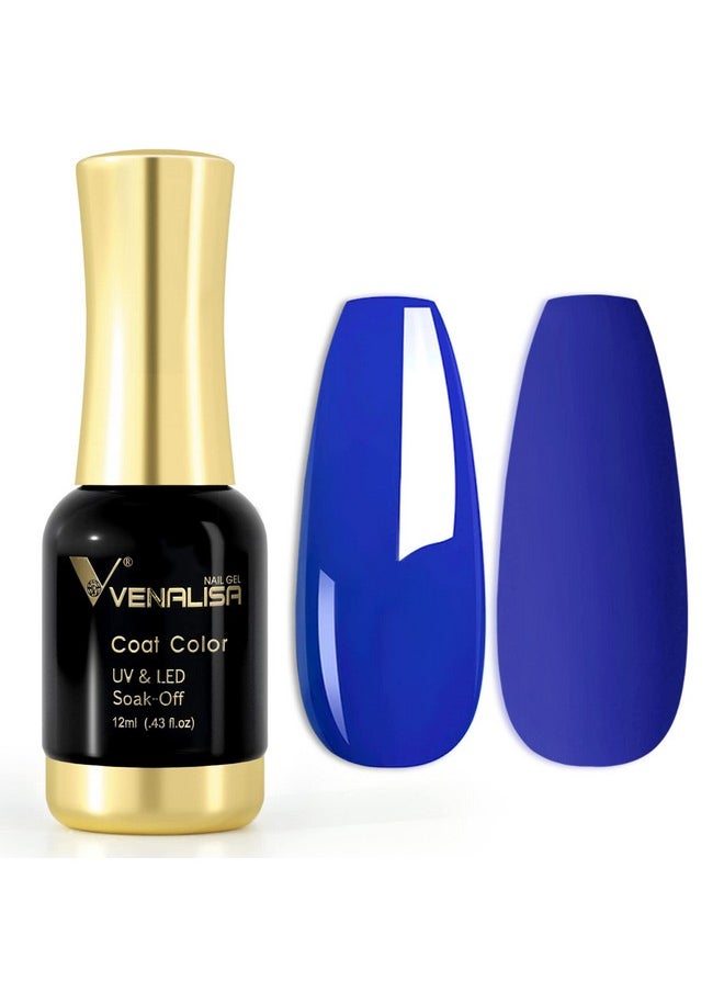 V VENALISA - Venalisa Gel Nail Polish 12Ml Elegant Blue Color Soak Off Uv Led Nail Gel Polish Nail Art Starter Manicure Salon Diy At Home 0.43 Oz - Image 1