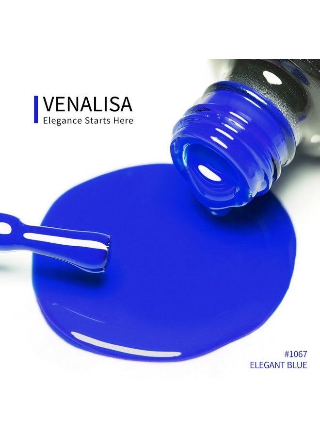 V VENALISA - Venalisa Gel Nail Polish 12Ml Elegant Blue Color Soak Off Uv Led Nail Gel Polish Nail Art Starter Manicure Salon Diy At Home 0.43 Oz - Image 1
