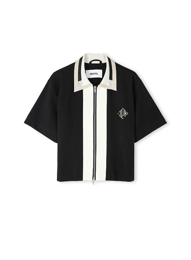 Ipekyol Relaxed Fit Mixed Media Shirt - Image 4