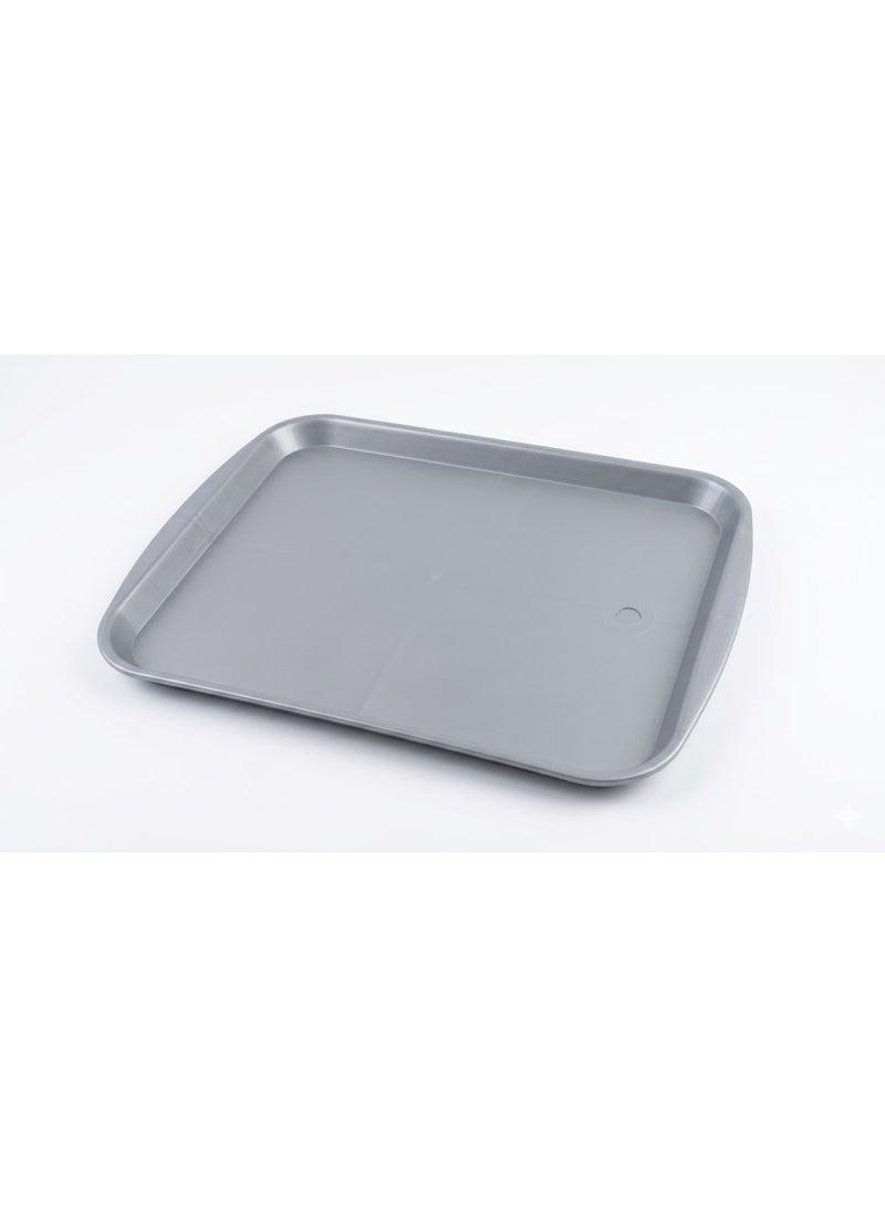 favilla 3-Piece Serving Tray Set - Assorted Sizes - For easy serving of food and drinks. Stain and scratch resistant, easy to clean, lightweight, suitable for everyday indoor and outdoor use, convenient design for carrying and use with trolleys. - Multicolored - Image 2