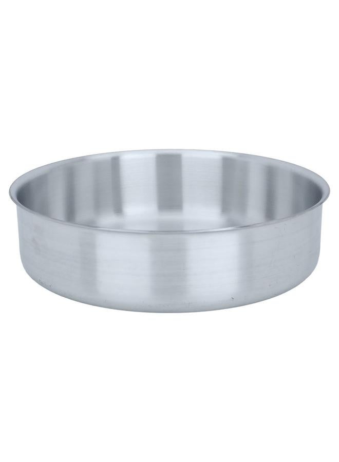 ROBUST Aluminum Oven Tray 34 Cm Round Silver - Image 1