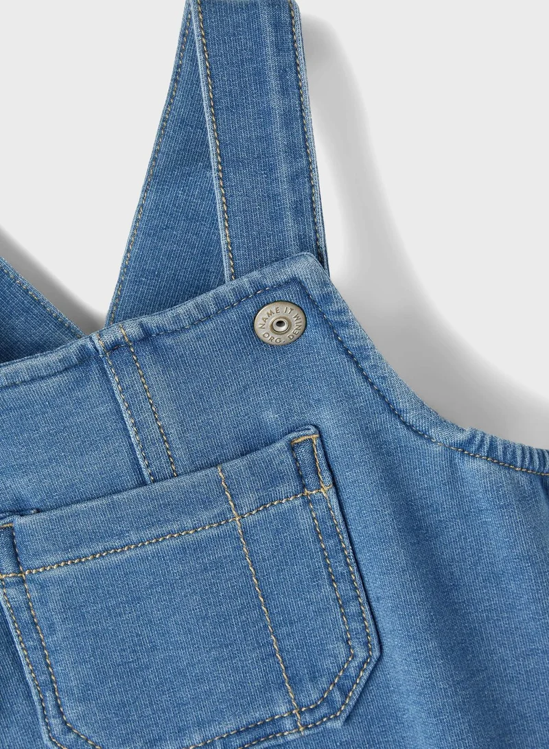 NAME IT Infant Mid Wash Denim Dungaree