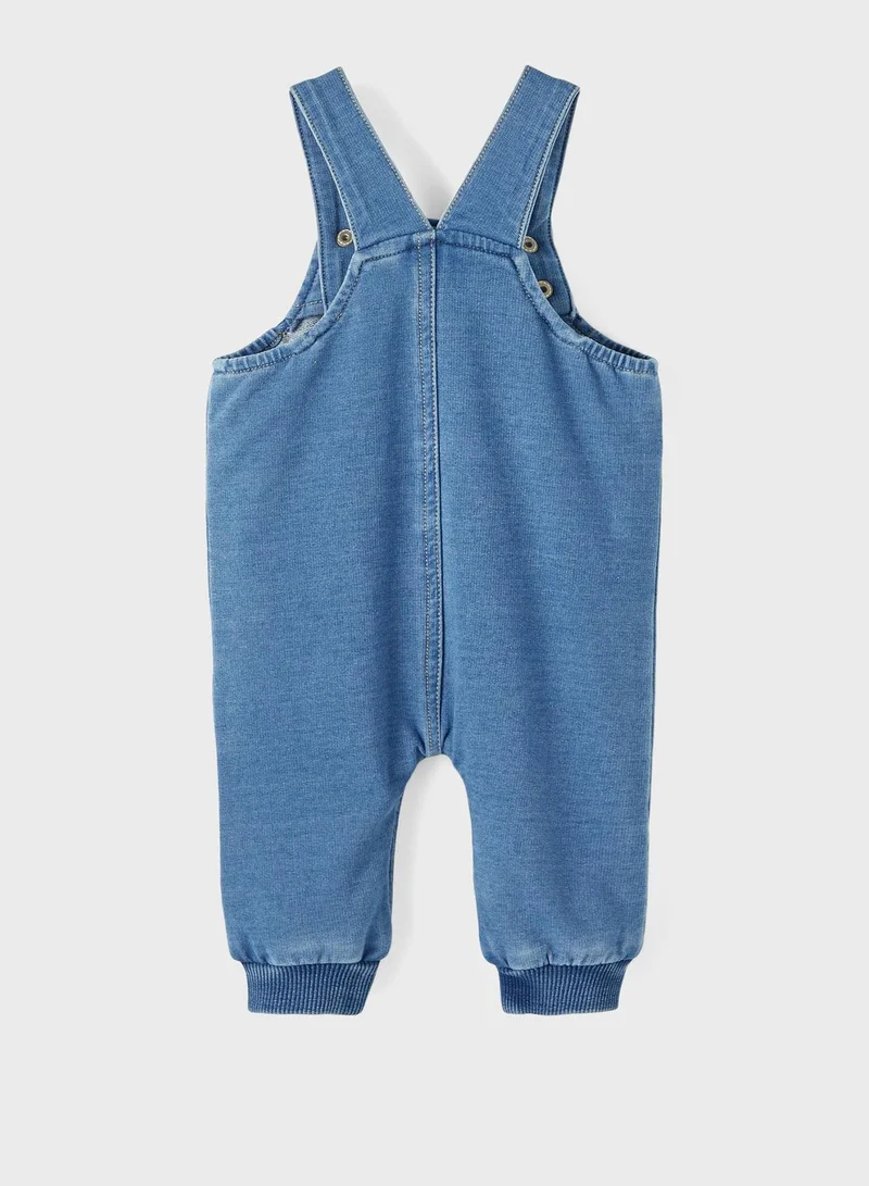 NAME IT Infant Mid Wash Denim Dungaree