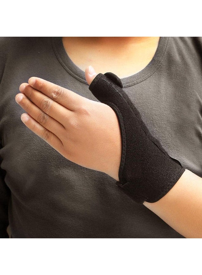 FDTY دعامة الإبهام لعلاج التهاب الأوتار والتهاب المفاصل - تناسب الرجال والنساء اليد اليسرى واليمنى - ضمادة دعامة - مثبت المعصم لعلاج النفق الرسغي والالتواءات وتخفيف آلام الزناد - Image 4