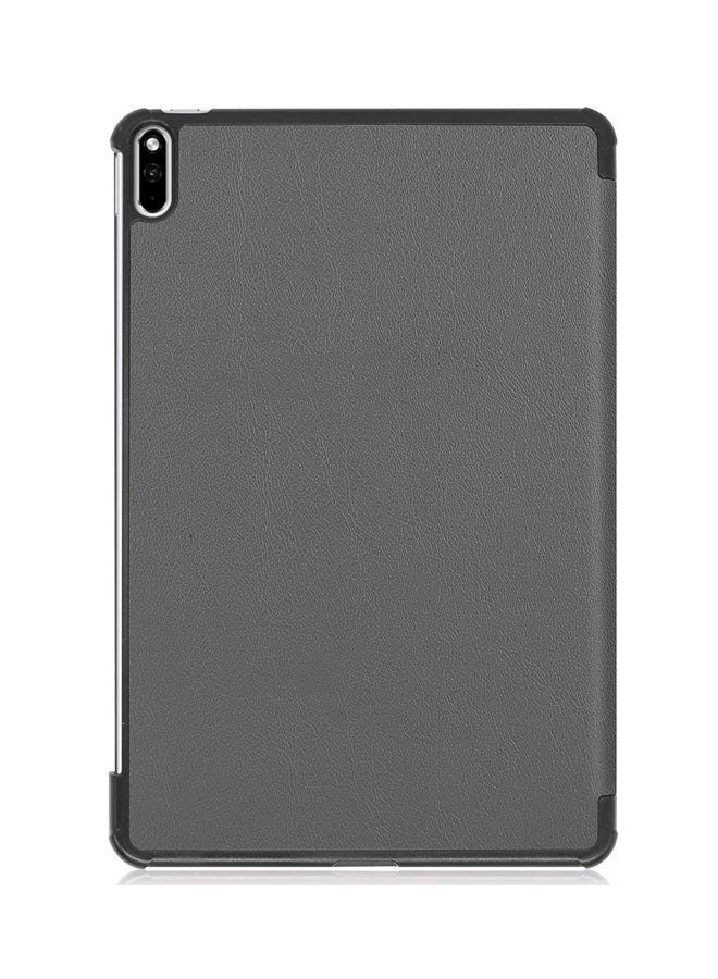 Protective Tri-Fold Case Cover For Huawei MatePad Pro Grey - Image 2