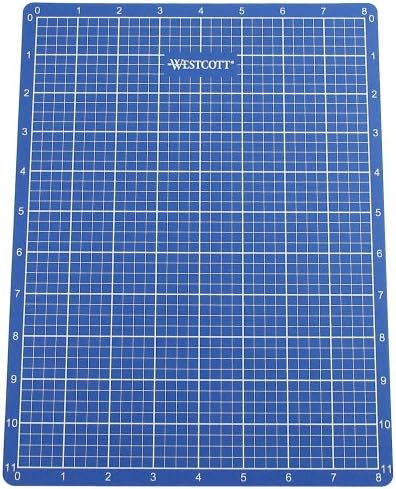 Westcott Self Healing Cutting Mat Blue 9 x 12
