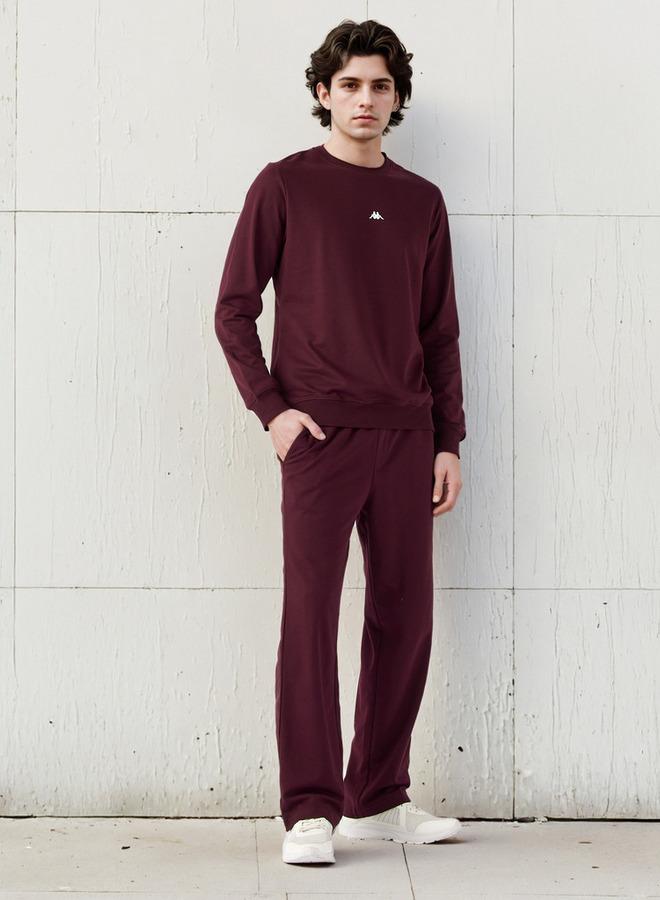 كابا سويت شيرت كابا بطبعة شعار ورقبة دائرية وأكمام طويلة - Image 2