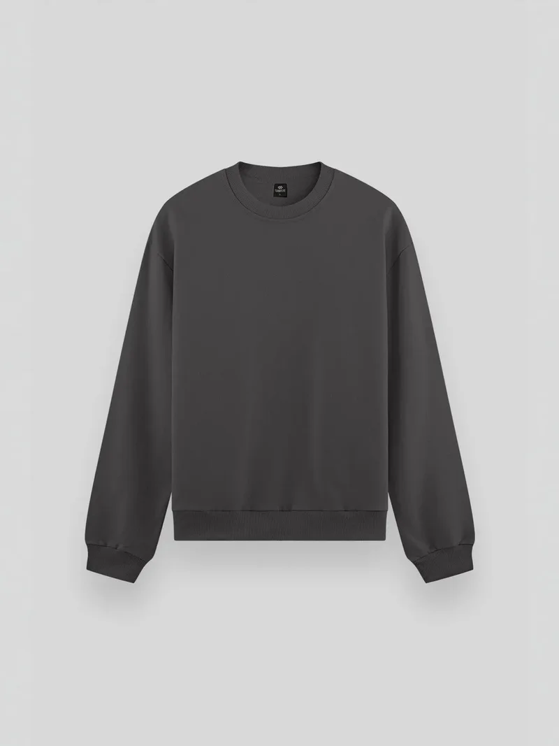 تومي لايف TOMMY Men's Plain Crew Neck Sweatshirt