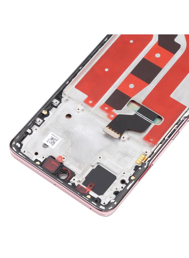 Replacement Original OLED LCD Screen for Honor 50 Digitizer Full Assembly with Frame Pink - Image 3