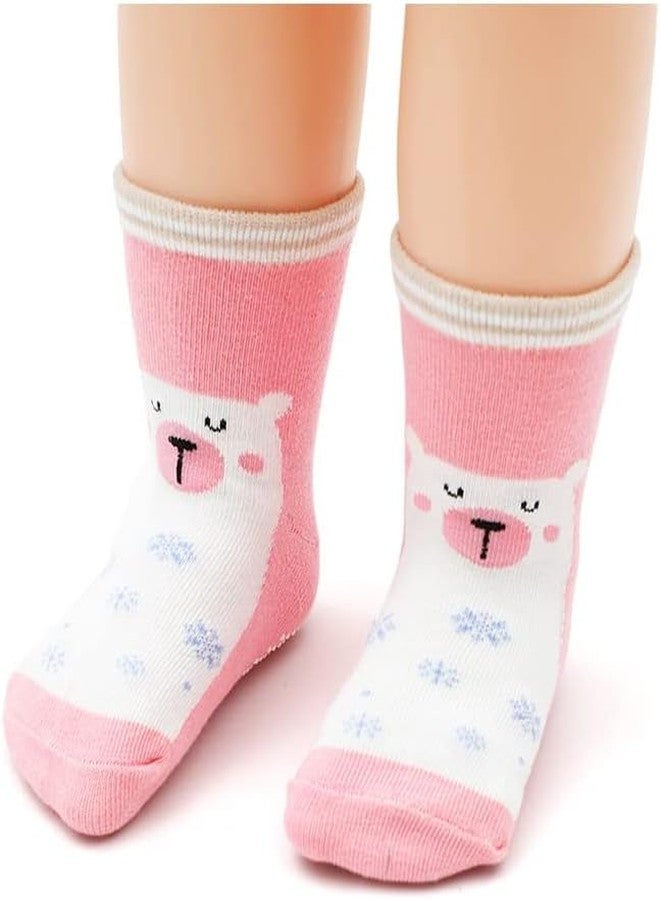 CUTEABLY Non-Slip Cotton Gripper Socks for Kids (6-12 Months, 12) - Image 5
