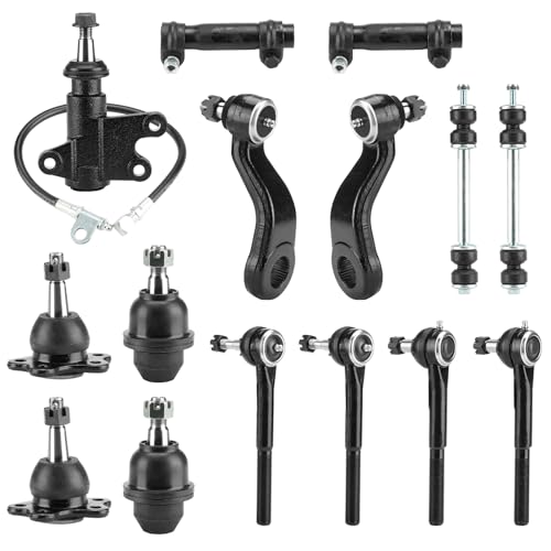Autsurles 4WD Front End Suspension Kit for Cadillac Escalade 99-00, Chevy K2500 GMC Yukon 95-00, K1500 Suburban Tahoe 95-99 with Ball Joints Sway Bars Tie Rods Pitman Arm Idler Arm Bracket 15PCS K6292 K6477 - Image 1