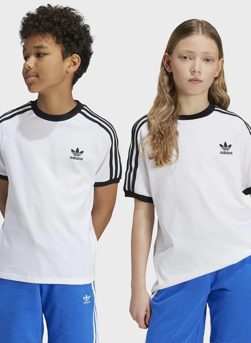 Adidas 3STRIPES TEE White Originals Kids T-SHIRTS