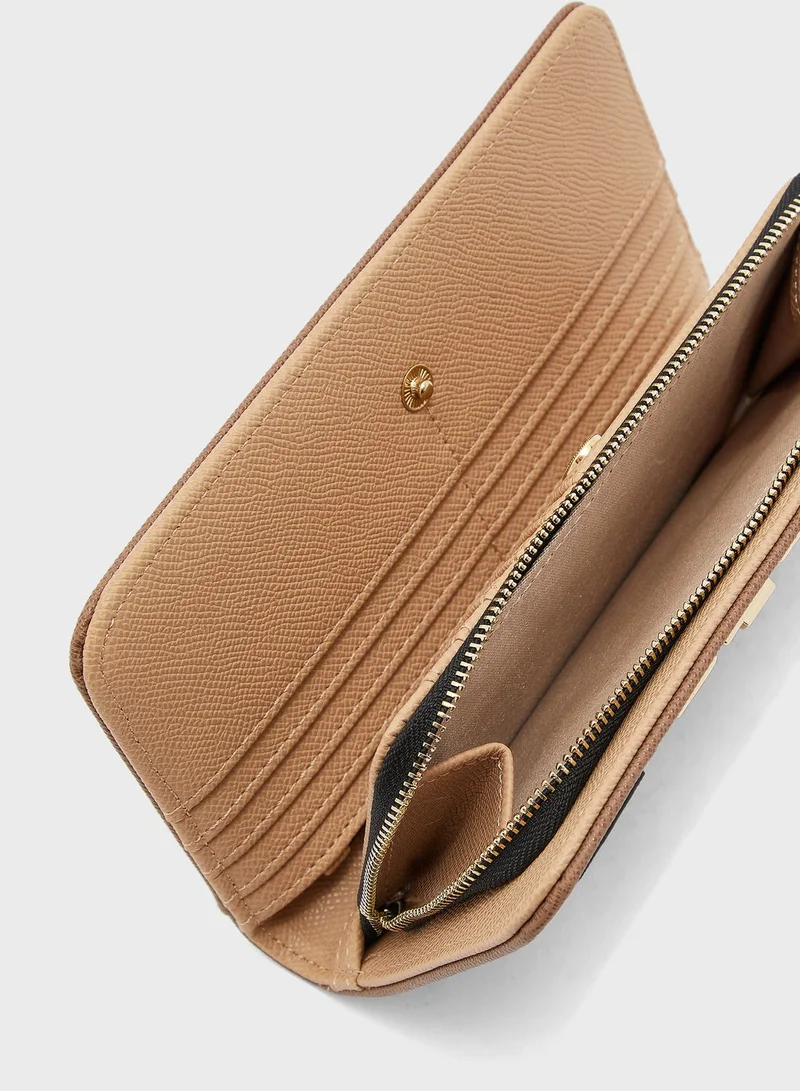 RIVER ISLAND River Foldout Zip Around Purse