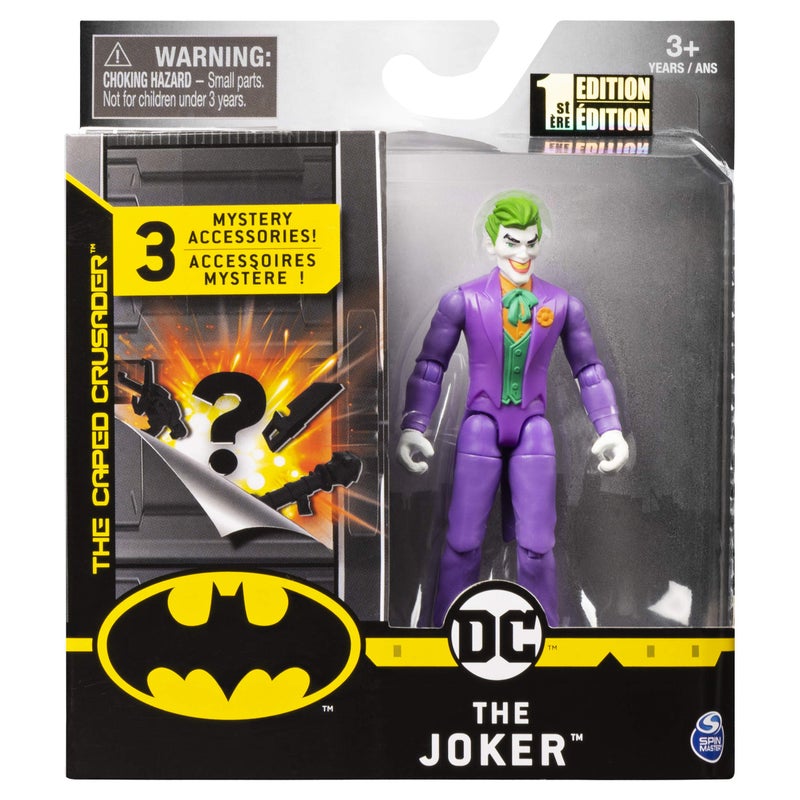 DC Shoes DC Batman 2020 The Joker 4-inch Action Figure by Spin Master - Image 1