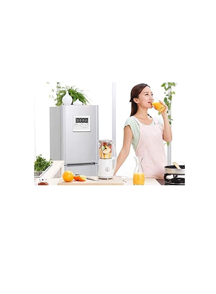 Flushrenic Mini Kitchen timer, digital kitchen timer, magnetic countdown timer with loud alarm, large digital display, featuring rear stand, suitable for cooking, classrooms, and teaching use—batteries included (white) - Image 5