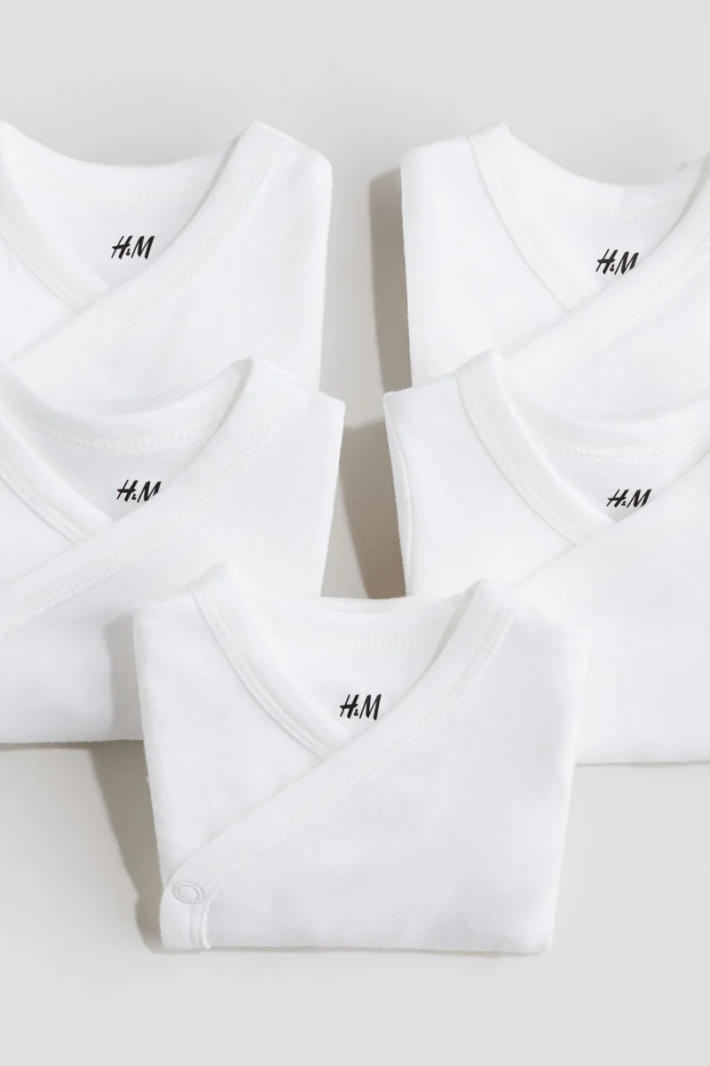 H&M 5-Pack Cotton Bodysuits