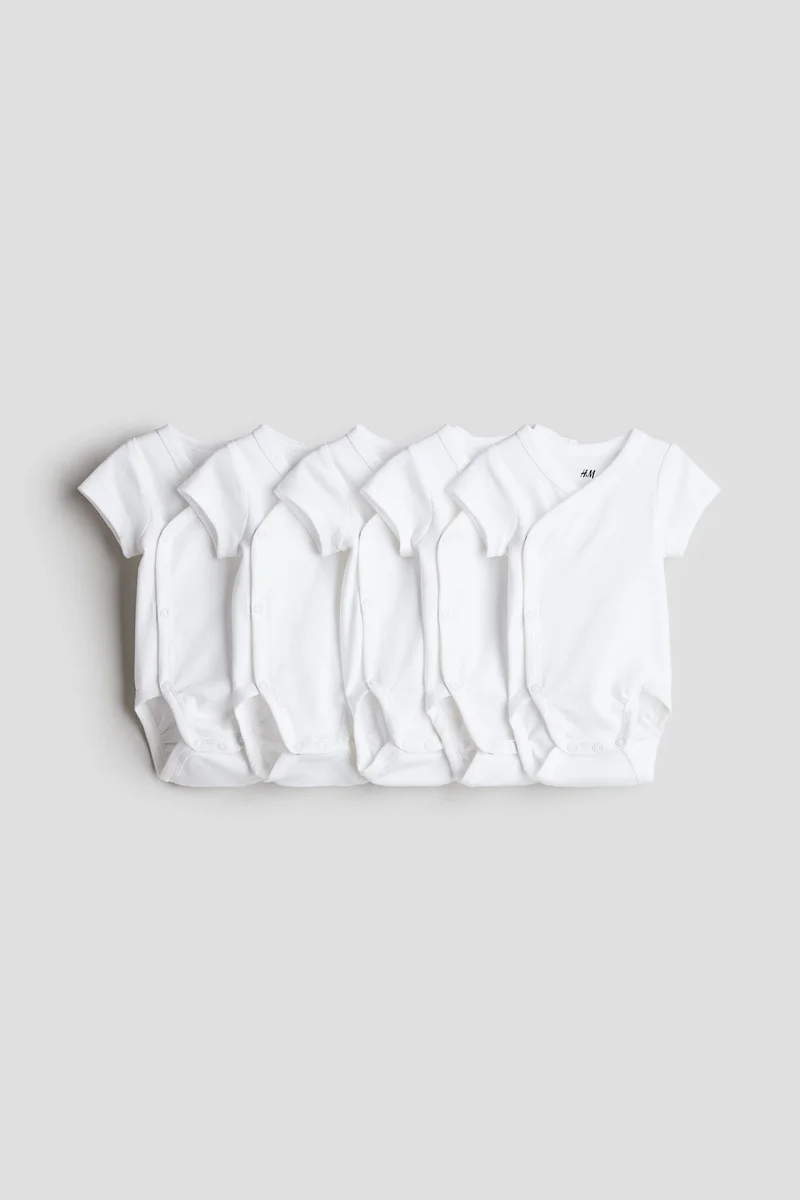 H&M 5-Pack Cotton Bodysuits