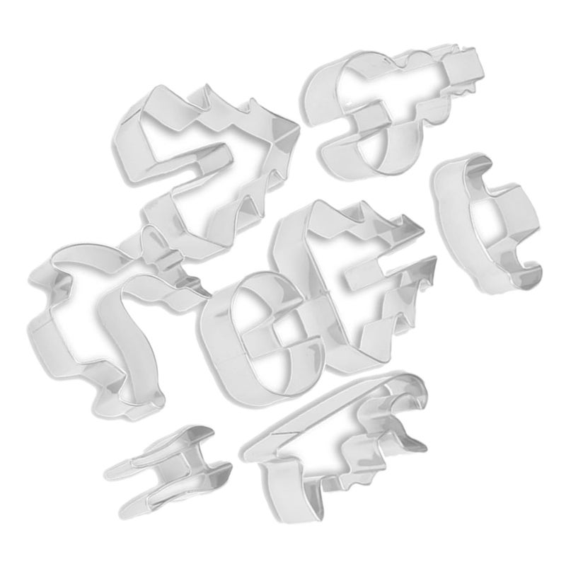 8Pcs Stainless Steel Christmas Cookie Cutter Set Reusable Holiday Baking Biscuit Molds - Image 2