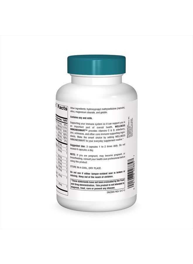 Source Naturals Wellness ImmuneSmart - Core Daily Immune Support - 180 Capsules - Image 2