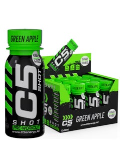 C5 Energy C5 Energy Pre-Workout Shot 80 Ml Green Apple Flavor Pack of 12  - Image 1