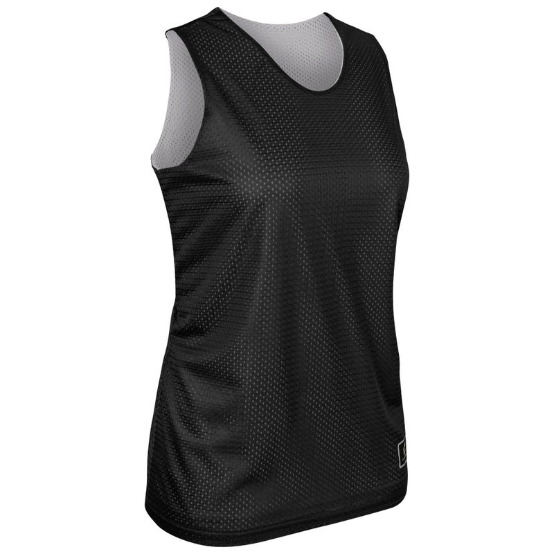 Champro Women's Standard Zone Reversible Basketball Jersey, Black, White, Large - Image 3