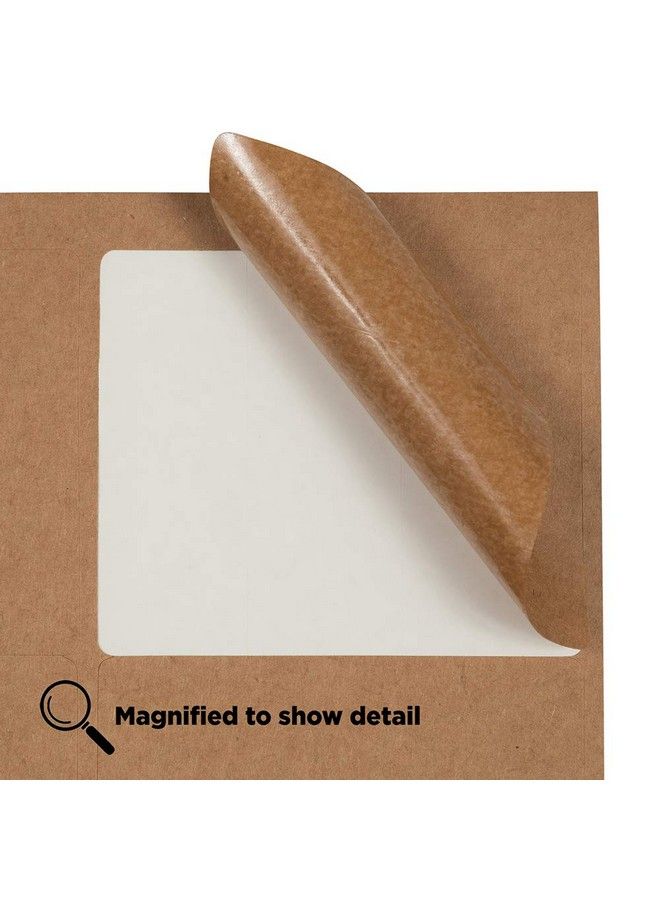 JAM Paper Shipping Address Labels Large 3 1 3 X 4 Brown Kraft 120 Pack - Image 5