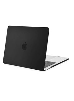 Generic MacBook Pro 14 Inch Case 2021 Release A2442 With M1 Pro Translucent Hard Shell Shockproof Protective Cover Touch ID Black  - Image 2