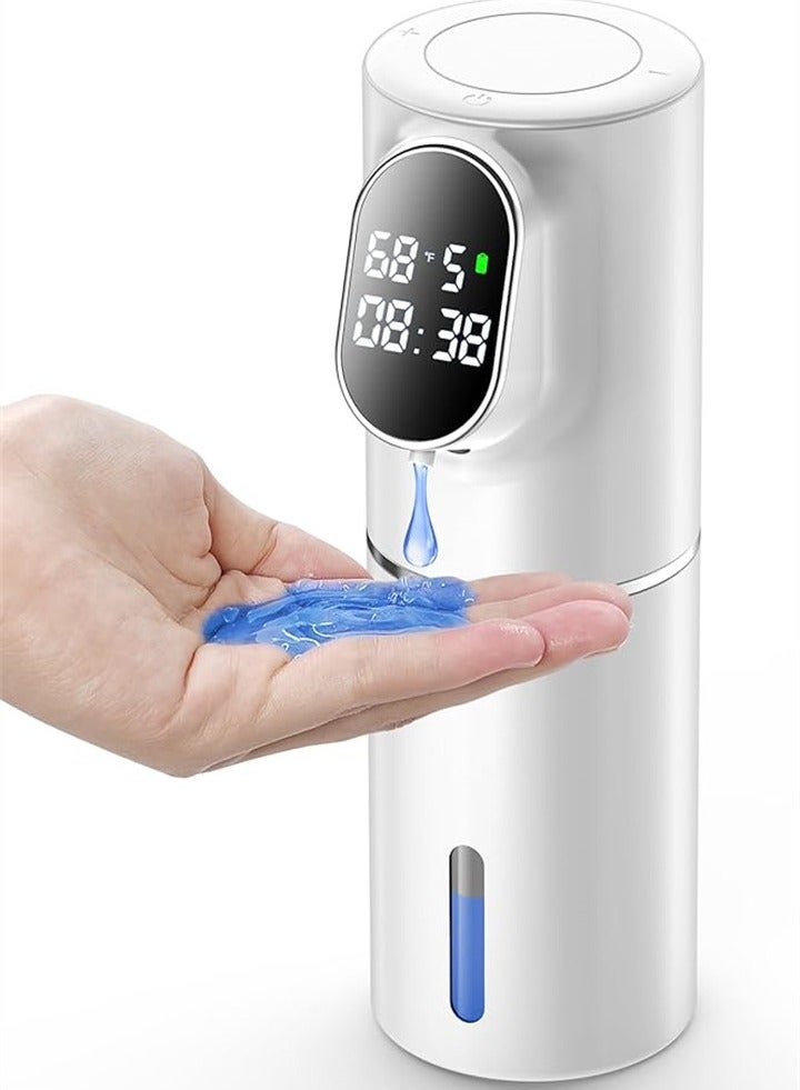 New automatic liquid smart sensor soap dispenser, waterproof and rechargeable, gel type, 5 levels adjustable, suitable for bathroom kitchen toilet  - Image 1