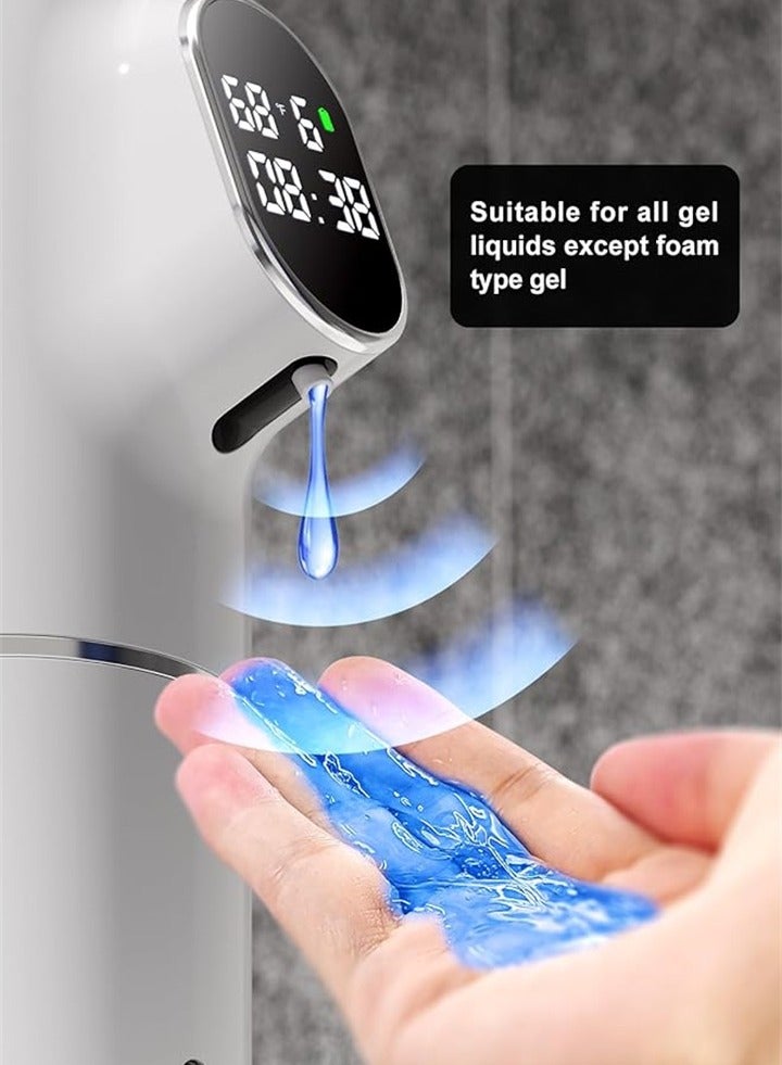 New automatic liquid smart sensor soap dispenser, waterproof and rechargeable, gel type, 5 levels adjustable, suitable for bathroom kitchen toilet  - Image 4