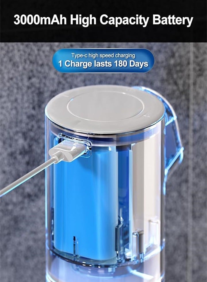 New automatic liquid smart sensor soap dispenser, waterproof and rechargeable, gel type, 5 levels adjustable, suitable for bathroom kitchen toilet  - Image 5