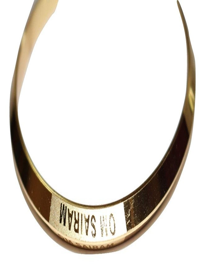 Sai Amrut S A Gifts Golden OM SAI RAM Kada for Men's & Boys with Gold polish. - Image 5