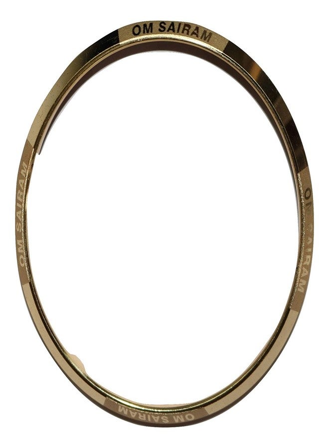 Sai Amrut S A Gifts Golden OM SAI RAM Kada for Men's & Boys with Gold polish. - Image 3
