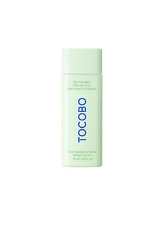 Tocobo Cica Calming Sun Serum SPF50+ ，Fermented Cica Complex, Cooling Sun Serum, Reduces Skin Temperature, Quick Soothing, Lightweight and Moisturizing Sun Serum-50ml  - Image 1