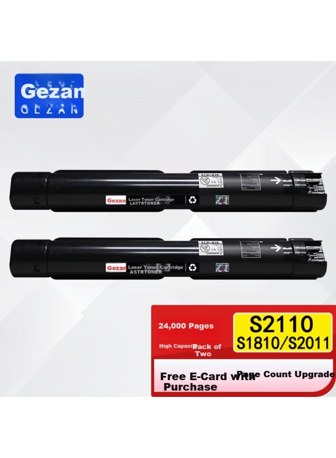 Gezan S2110 Toner Cartridge Compatible With Fuji Xerox S2110, 2150n, 2350nda, S2011, S2520, S1810 Printer High Capacity Toner Cartridge 2-pack - Image 5