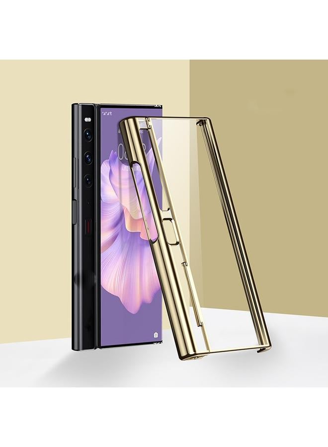 اس-توب جراب لهاتف Huawei Mate Xs 2، جراب هاتف PC مطلي بالكهرباء 6D - Image 1